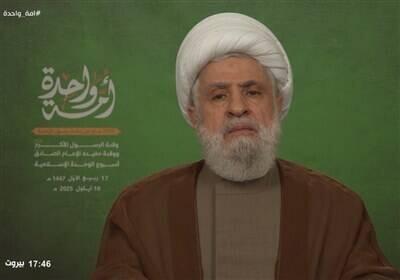  شیخ نعیم قاسم: اسرائیل و آمریکا نخواهند توانست ما را شکست دهند