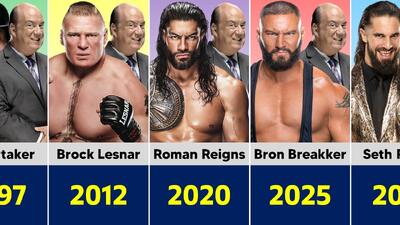  تمام کشتی‌گیران WWE که سابقه همکاری با پال هیمن را دارند؛ با حضور آندرتیکر، رومن رینز، براک لزنر و سث رالینز - پارس فوتبال