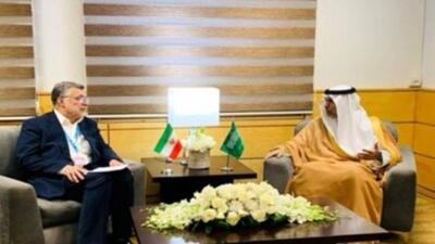 دیدار وزیران بهداشت ایران و عربستان سعودی در سازمان جهانی بهداشت
