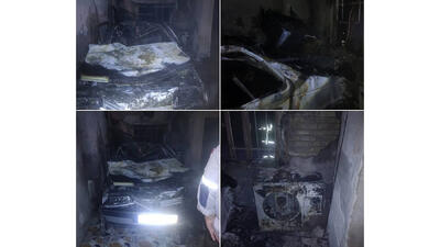  آتش‌سوزی گسترده در کوی ملت آبادان بدون تلفات جانی پایان یافت