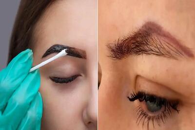  پاک کردن تاتو و میکروبلیدینگ ابرویی که خراب شده تو خونه و با آبلیمو در یک هفته؛ موثر