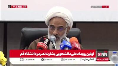  حجت‌الاسلام حاجی صادقی: دانشجو می‌پرسد چرا با چین که دین ندارد ارتباط دارید اما اروپا که اهل کتاب است نه/ جبهه مقاومت با علم و اقتصاد قدرتمند می‌شود نه با شعار