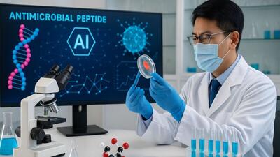  طراحی پپتیدها؛ وعده هوش‌مصنوعی برای نبرد با مقاومت آنتی‌بیوتیکی