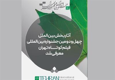 فیلم‌های راه‌‌یافته به بخش بین‌الملل جشنواره فیلم‌کوتاه تهران معرفی شدند - تسنیم