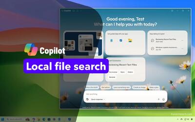  مایکروسافت امکان کنترل فایل‌های محلی با کوپایلت را به ویندوز افزود