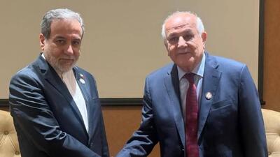  دیدار نماینده فلسطین با وزیر امور خارجه