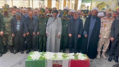  تشییع پیکر مطهر شهید محمد هاشم سلطانی در گرگان