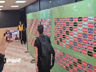  پس از سرمربی مس، نریمان جهان هم بدون پاسخ به خبرنگاران ورزشگاه را ترک کرد