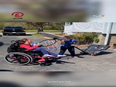  برادر مهربانی که به خواهر معلولش باور و امید هدیه کرد