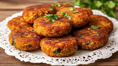  طرز تهیه غذای ایتالیایی با تنها یک بادمجان و ۲۵۰ گرم برنج (فیلم)