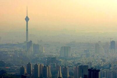 هوای تهران در وضعیت نارنجی قرار گرفت