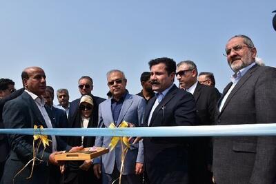  قطعه سوم بزرگراه ملی خلیج فارس در قشم افتتاح شد