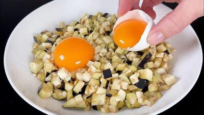  بادمجان و تخم مرغ داری ؟ این غذا رو درست کن از گوشت خوشمزه تره !