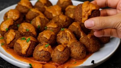  غذا بدون گوشت و تخم مرغ : طرز تهیه قلقلی بدون نیاز به گوشت
