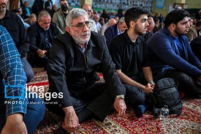  عکس/ حضور سردار قاآنی در مراسم تشییع پیکر سردار افشار | اقتصاد24