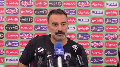  حنیف عمران‌زاده: گل نشدن پنالتی به شرایط تیمی ما لطمه زد