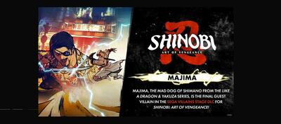  شخصیت گوجو ماجیما از یاکوزا به بازی SHINOBI: Art of Vengeance می‌آید - گیمفا