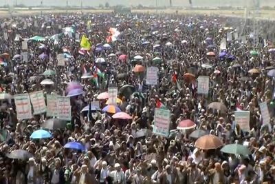  حمایت میلیونی مردم یمن از فرمانده شهید ستاد ارتش این کشور