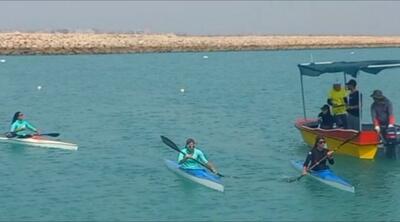  پنجمین المپیاد استعدادهای برتر قایقرانی کشور در آب‌های آرام بندرعباس برگزار شد