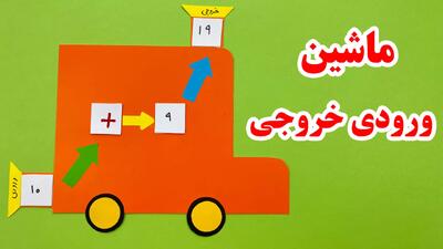  آموزش کاردستی ماشین ورودی و خروجی کلاس سوم و چهارم