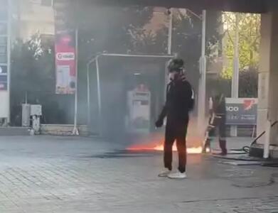  پاسخ منفی دختر و آتش زدن پمپ بنزین!
