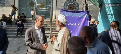  میز خدمت سازمان بازرسی در حاشیه نماز جمعه این هفته تهران برگزار شد