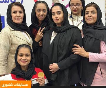  درخشش بانوان جوان ژیمناست خراسان رضوی در مسابقات کشور