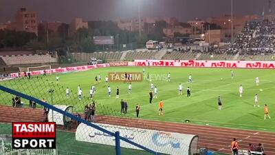  جو استادیوم شهر قدس پیش از بازی استقلال و مس رفسنجان+ ویدئو