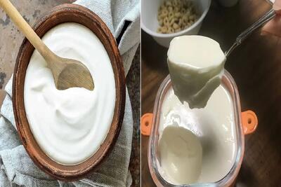  راز ماست سفت و خوشمزه خونگی رو میخوای بدونی؟/ دیگه نگران آب افتادن ماستت نباش