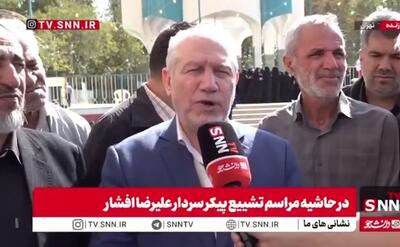  سرلشکر صفوی: امیدواریم خداوند مرگ ما را یک مرگ خوب قرار بدهد/ دلم نمی‌خواهد در رختخواب و استخر بمیرم