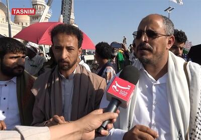 قدردانی عضو دفتر سیاسی انصارالله از  1500 راهپیمایی یمنی‌ها در حمایت از غزه - تسنیم