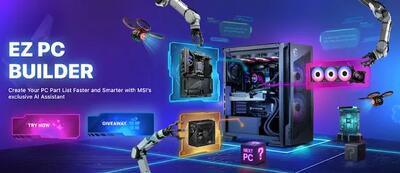  رونمایی MSI از ابزار هوش‌مصنوعی مخصوص اسمبل کامپیوتر