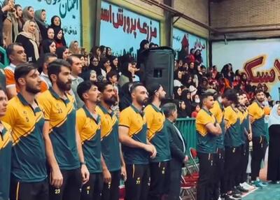 مدعی قهرمانی والیبال ایران را سورپرایز کردند (عکس)