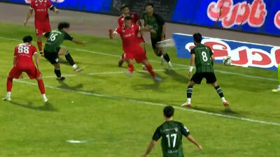 گل دوم خیبر خرم آباد به پرسپولی توسط عیسی مرادی