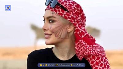  استایل روز| سحر قریشی با کت‌وشلوار اورسایز در خیابان‌های دبی