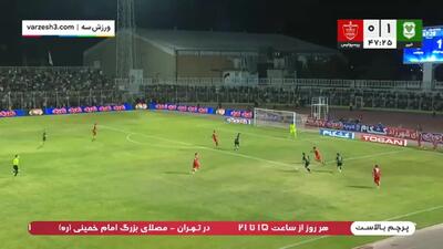 خلاصه بازی خیبر 2 - پرسپولیس 1 / +فیلم