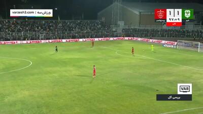 گل دوم خیبر به پرسپولیس توسط مرادی