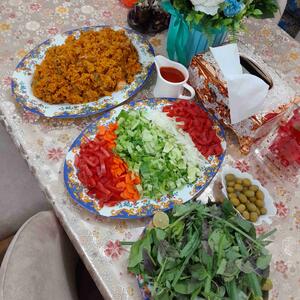  نهارخوشمزه امروزمون استامبولی مرغ باخرده برنج ایرانی ،نوش نگاهتان😋😋🌹🌼🍀خدایا...برامون روزی بسازکه لبخندتوش کم نیاد،حال دلهامون آروم باشه،ومسیرزندگیمون پرازنشونه های قشنگ حضورتوبشه،بذاربدون ترس قدم برداریم،باامید،باتوکل،بادل قرص💛💛💫💫💫دست‌پخت نازبانوی عزیزوبامحبت خونم🥰😘❤️💞🫶🤍💕🫶🤍🥰