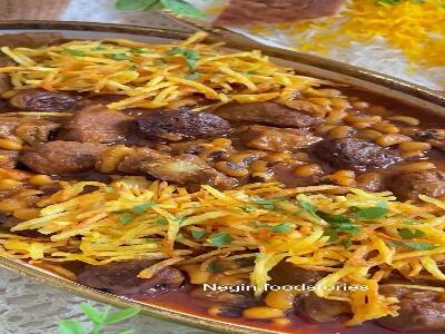  آموزش گام به گام پخت خورشت ترشی قوورما اردبیل