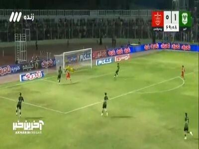 دیناروند بازهم مانع از گلزنی پرسپولیس شد