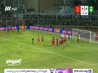 مدافع خیبر ناجی دروازه این تیم شد