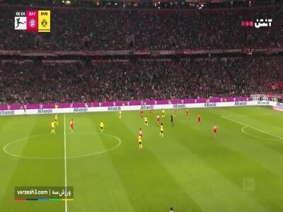 خلاصه بازی بایرن مونیخ 2 - دورتموند 1