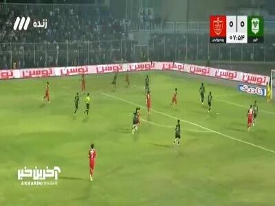 شوت علیپور از بالای دروازه خیبر به بیرون رفت