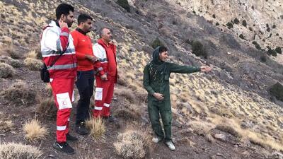  نجات یک فرد مفقودی در کوهستان سرخه