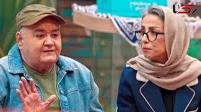  عکس جدید اکبر عبدی و همسرش با یک ژست عاشقانه