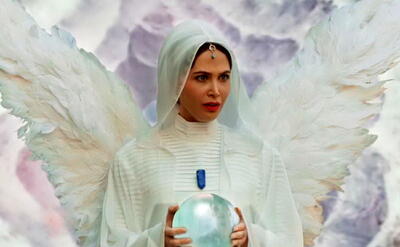  قابی از رضا عطاران با فرشته زیبای سریال اجل معلق