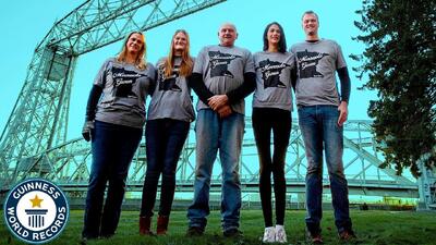  ماجرای باورنکردنی | قدبلندترین خانواده جهان؛ رکوردی عجیب در گینس!