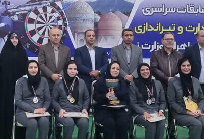  نایب ‌قهرمانی تیم دارت بانوان شرکت آب منطقه‌ای قزوین در مسابقات سراسری وزارت نیرو