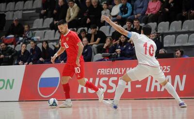  شکست ۵ گله تیم ملی فوتسال برابر روسیه