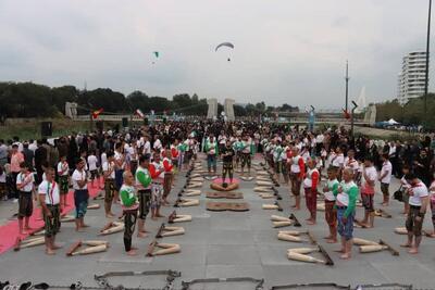  رزمایش جهادگران فاطمی و جشنواره ورزشی در ساری برگزار شد